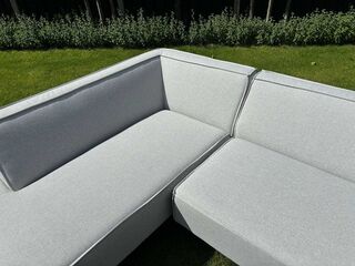 Tuinhoekbank, Toscane allweather, lighy grey, bouwjaar 2026